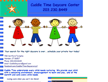 Tablet Screenshot of cuddletime-daycare.com